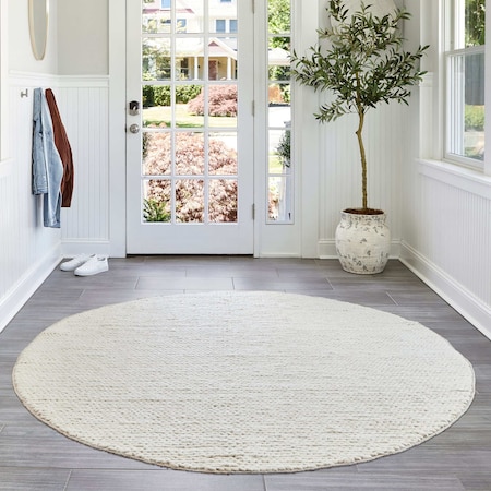 Nuloom Penelope Braided Wool Area Rug 6ft CB01-606R